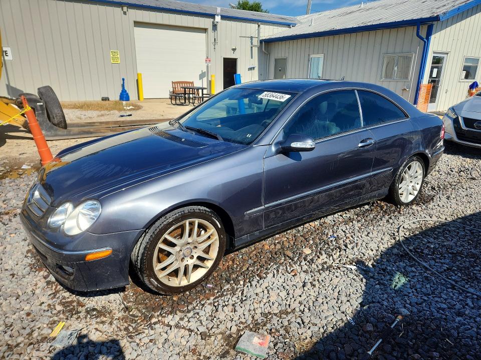 2008 Mercedes-benz Clk-klasse VIN WDBTJ56H98F238201 COPART salvage auction — MINOR DENT/SCRATCHES, Il - Salvage Cert-Flood, sold $275 on 2026-08-17 (photo 1)