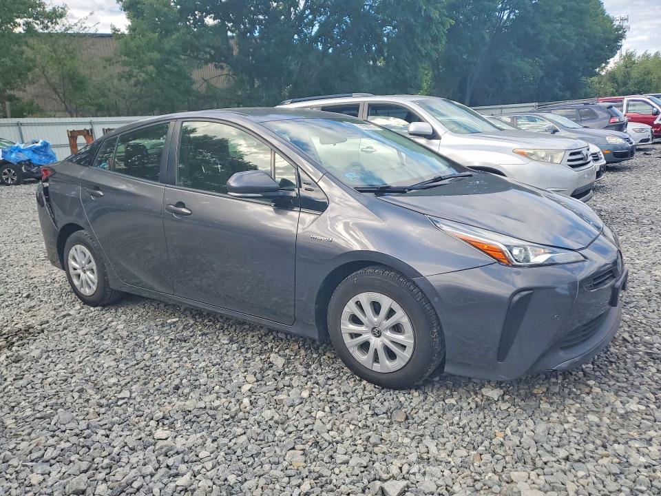 2019 Toyota Prius VIN JTDKARFU2K3077636 COPART salvage auction — REAR END, Ma - Cert Of Title-Salvage, sold $100 on 2026-07-23 (photo 4)