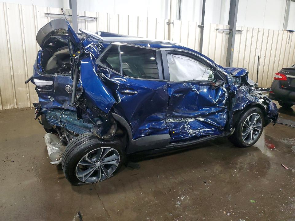 2022 Buick Encore VIN KL4MMESL6NB133670 COPART salvage auction — REAR END, Mn - Cert Of Title-Salvage, sold $700 on 2026-07-07 (photo 3)