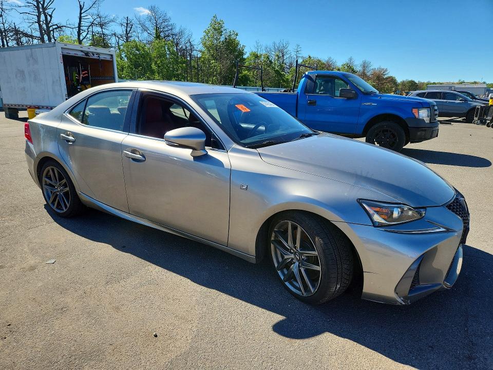 2018 Lexus Is VIN JTHC81D27J5030087 COPART salvage auction — WATER/FLOOD, Ny - Mv907A-Flood Salvage, sold $3,700 on 2026-07-13 (photo 4)