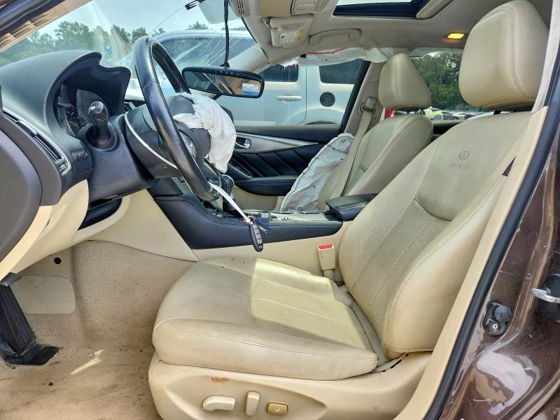 2014 Infiniti Q50 VIN JN1BV7AR3EM693715 COPART salvage auction — FRONT END, Ga - Cert Of Title-Salvage, sold $275 on 2026-07-21 (photo 7)