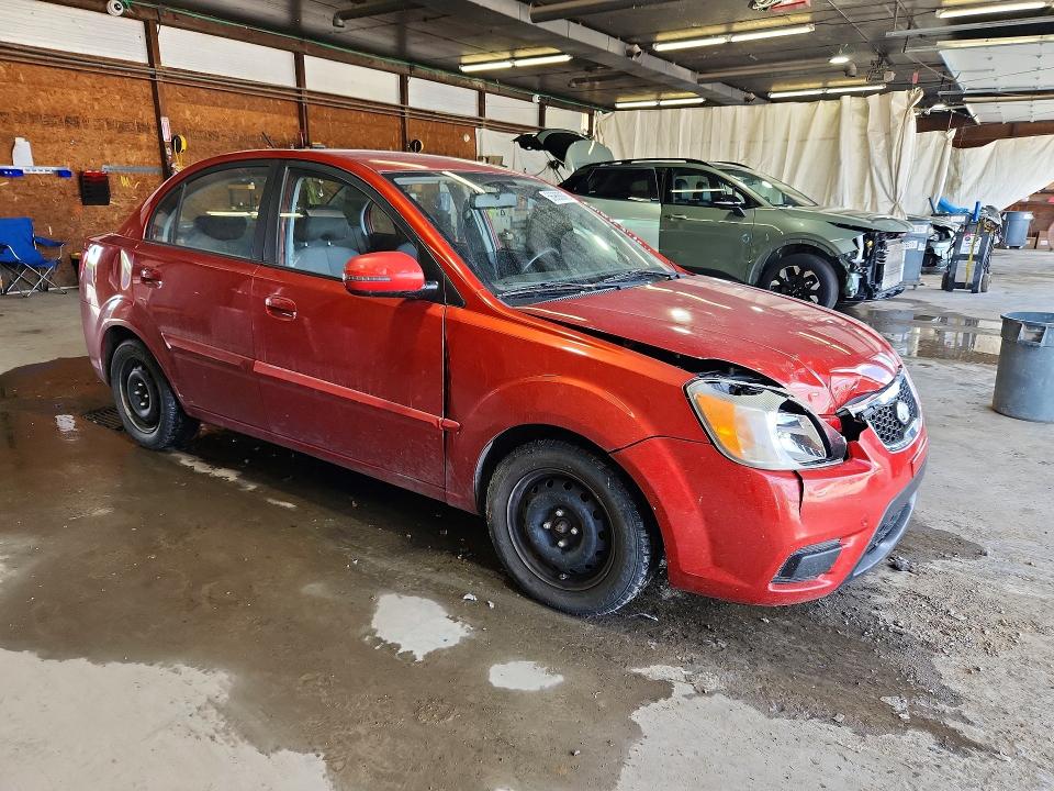 2010 Kia Rio VIN KNADH4A39A6665405 COPART salvage auction — FRONT END, Pa - Certificate Of Salvage, sold $150 on 2026-07-09 (photo 4)