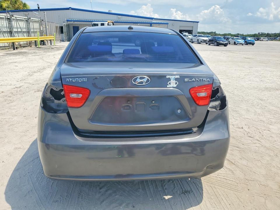 2008 Hyundai Elantra VIN KMHDU46D58U310796 COPART salvage auction — REAR END, FL - CERT OF TITLE SLVG REBUILDABLE, sold $450 on 2026-07-08 (photo 6)
