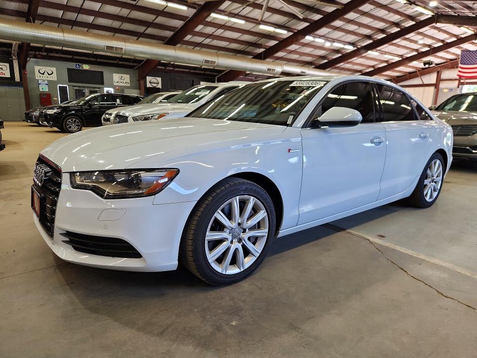 2014 Audi A6 VIN WAUFGAFC6EN016692 COPART salvage auction — MINOR DENT/SCRATCHES, Ct - Certificate Of Title (P), sold $3,450 on 2026-07-08 (photo 1)