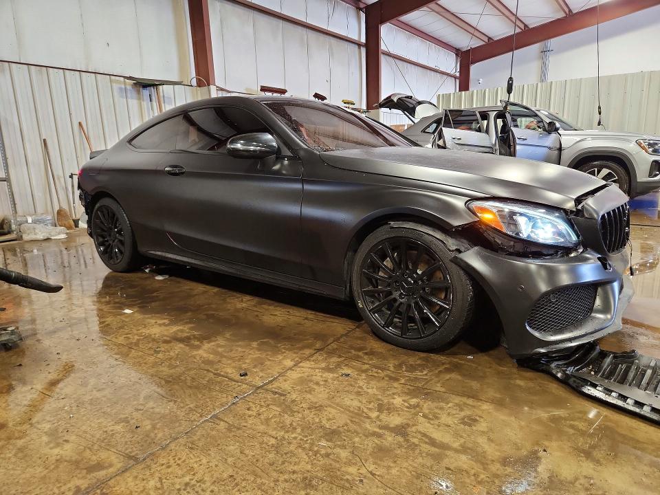 2017 Mercedes-benz C-klasse VIN WDDWJ4KB4HF362408 COPART salvage auction — FRONT END, Pa - Certificate Of Salvage, sold $7,400 on 2026-07-27 (photo 4)