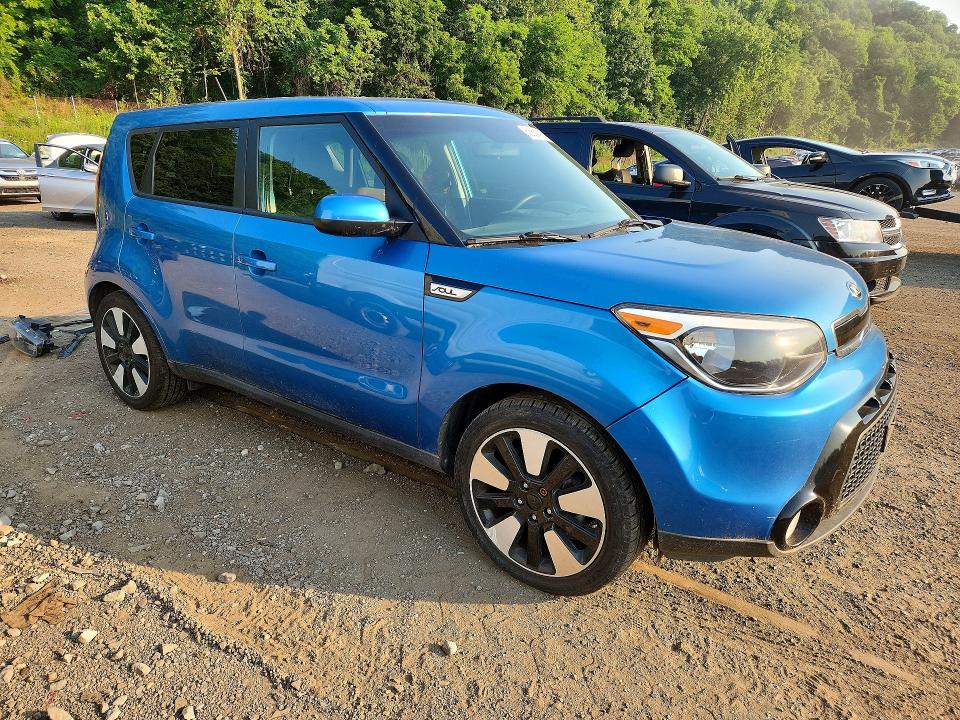 2016 Kia Soul VIN KNDJP3A58G7384638 COPART salvage auction — FRONT END, Ny - Mv-907A Salvage Certificate, sold $1,200 on 2026-07-07 (photo 4)