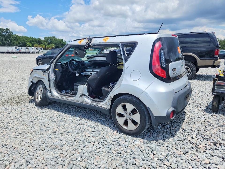 2014 Kia Soul VIN KNDJN2A20E7736601 COPART salvage auction — ROLLOVER, Fl - Cert Of Ttl-Rebuilt&Slvg Rbld, sold $650 on 2026-07-06 (photo 2)