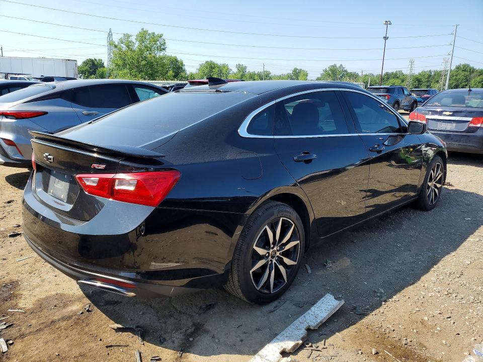 2022 Chevrolet Malibu VIN 1G1ZG5STXNF184125 COPART salvage auction — FRONT END, MI - CERTIFICATE OF TITLE, sold $6,600 on 2026-07-02 (photo 3)