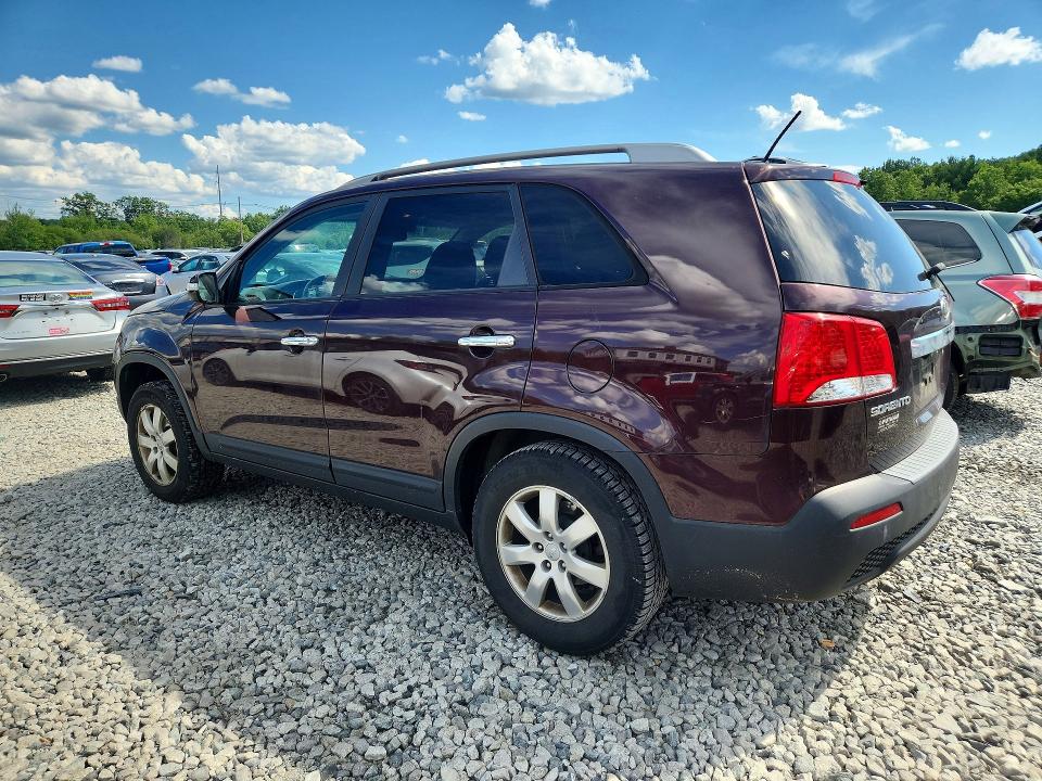 2012 Kia VIN 5XYKT3A67CG260060 COPART salvage auction — MINOR DENT/SCRATCHES, Ma - Certificate Of Title, sold $850 on 2026-07-06 (photo 2)