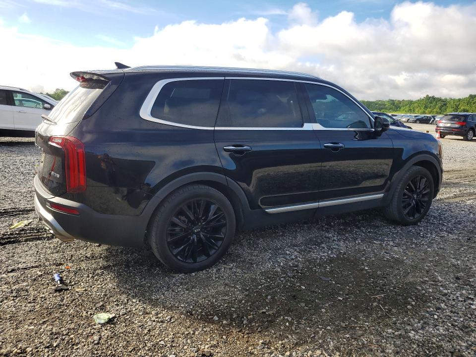 2020 Kia Telluride VIN 5XYP54HC6LG042340 COPART salvage auction — SIDE, Sc - Cert Of Title-Salvage (P), sold $9,400 on 2026-07-13 (photo 3)