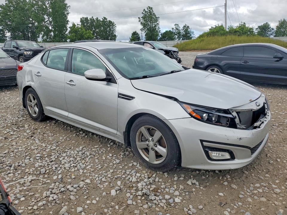 2014 Kia Optima VIN 5XXGM4A79EG273935 COPART salvage auction — FRONT END, Mi - Certificate Of Title, sold $1,150 on 2026-07-09 (photo 4)