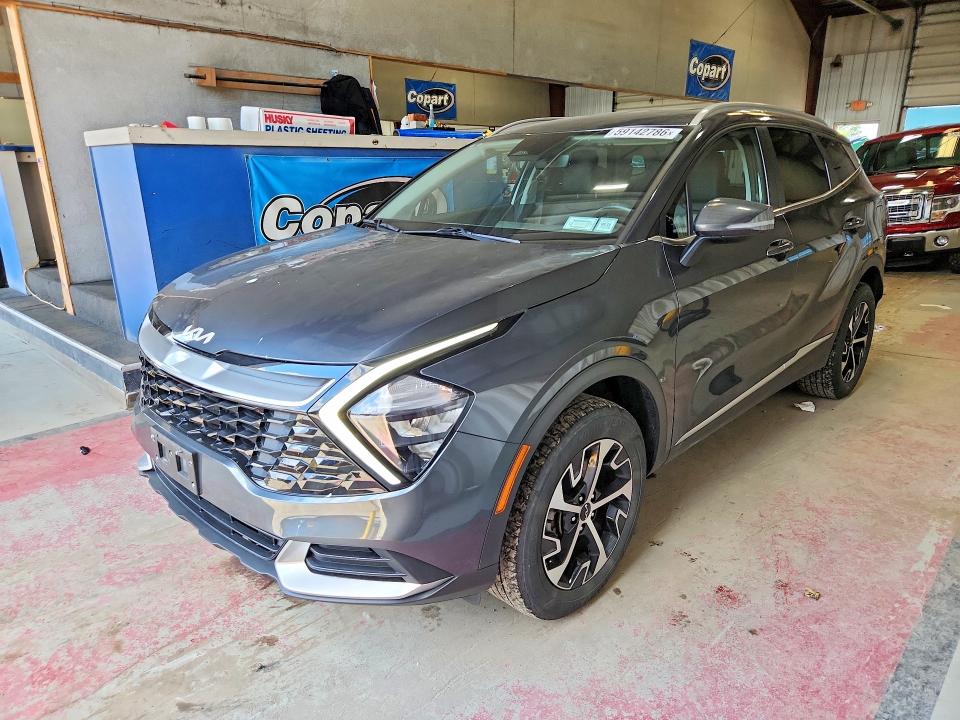 2023 Kia Sportage VIN KNDPVCAG1P7093061 COPART salvage auction — HAIL, NY - MV-907A SALVAGE CERTIFICATE, sold $9,500 on 2026-07-06 (photo 1)