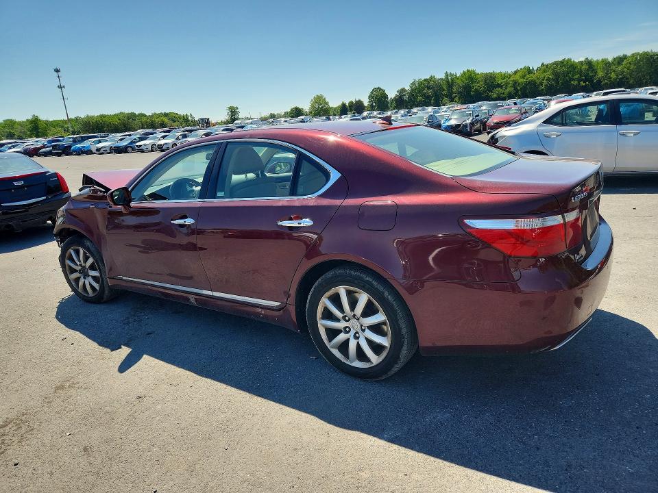 2009 Lexus Ls 460 VIN JTHCL46FX95001727 COPART salvage auction — FRONT END, PA - CERTIFICATE OF SALVAGE, sold $775 on 2026-07-14 (photo 2)