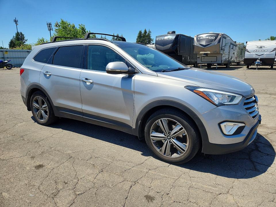 2015 Hyundai VIN KM8SRDHF6FU125192 COPART salvage auction — MINOR DENT/SCRATCHES, Or - Certificate Of Title, sold $1,450 on 2026-07-02 (photo 4)