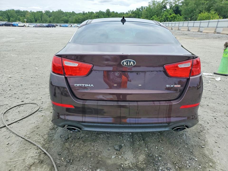 2015 Kia Optima VIN 5XXGN4A72FG422930 COPART salvage auction — FRONT END, Sc - Cert Of Title-Salvage, sold $625 on 2026-07-27 (photo 6)