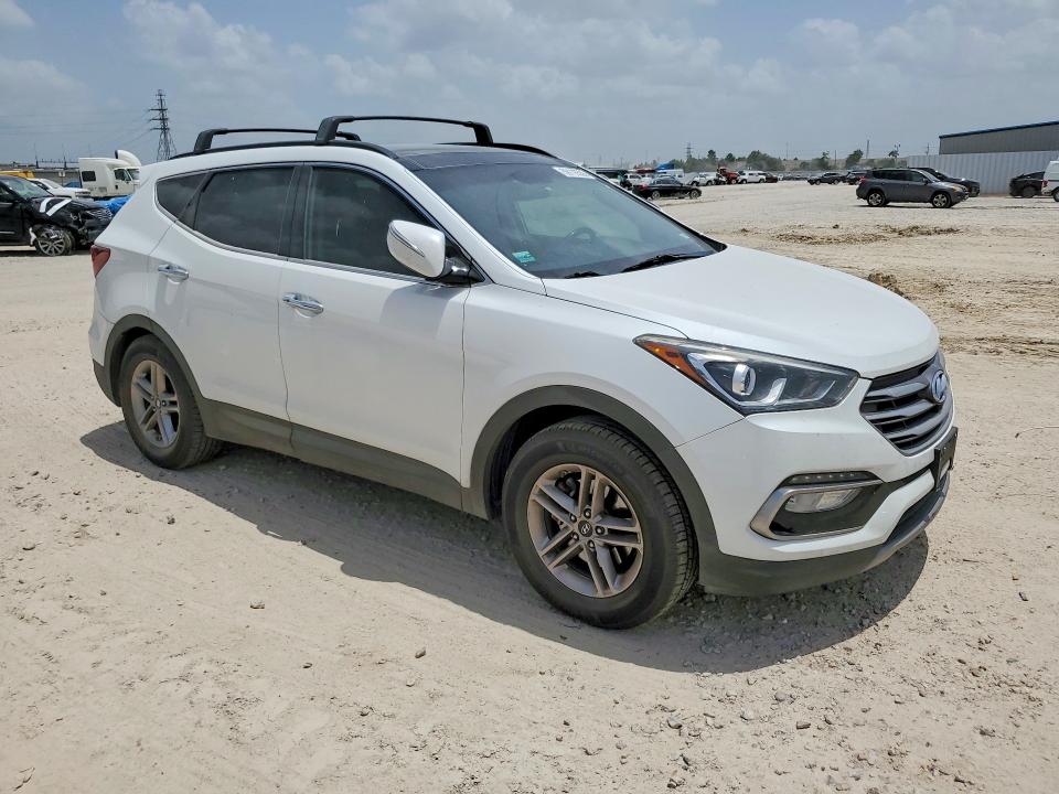 2017 Hyundai Santa fe VIN 5XYZU3LB3HG415250 COPART salvage auction — NORMAL WEAR, Tx - Certificate Of Title, sold $3,400 on 2026-07-02 (photo 4)