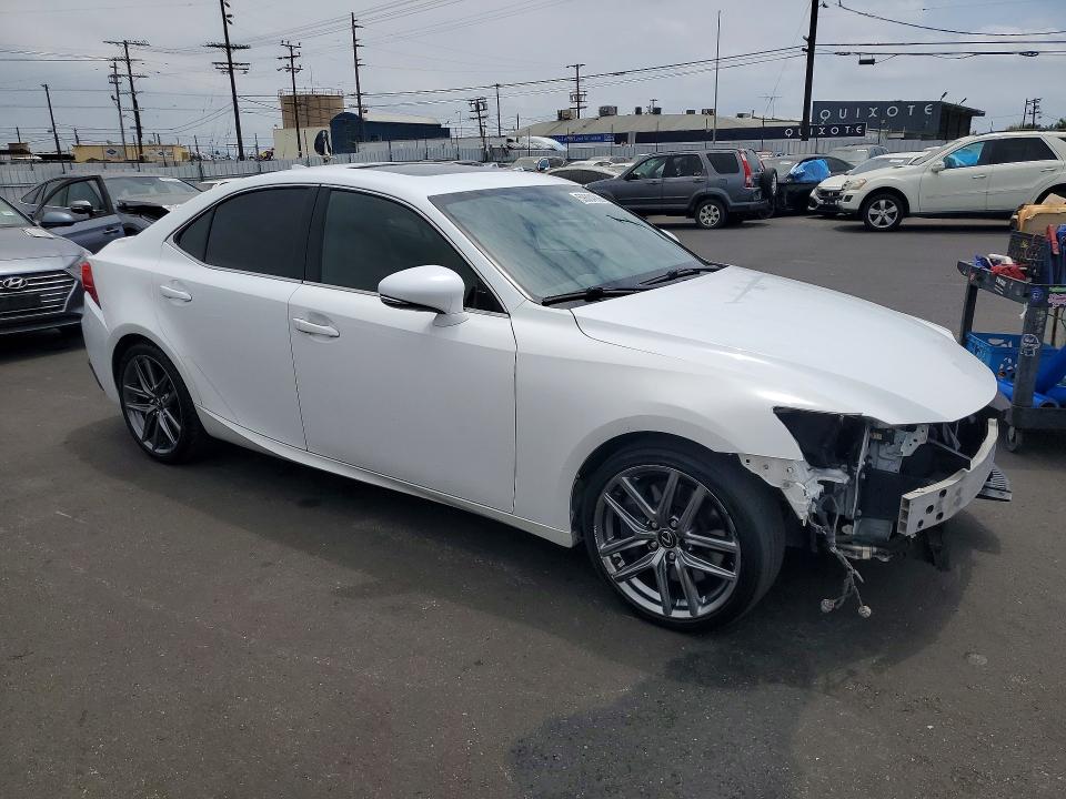 2016 Lexus Is VIN JTHBA1D29G5025174 COPART salvage auction — FRONT END, Ca - Salvage Certificate, sold $5,300 on 2026-07-08 (photo 4)