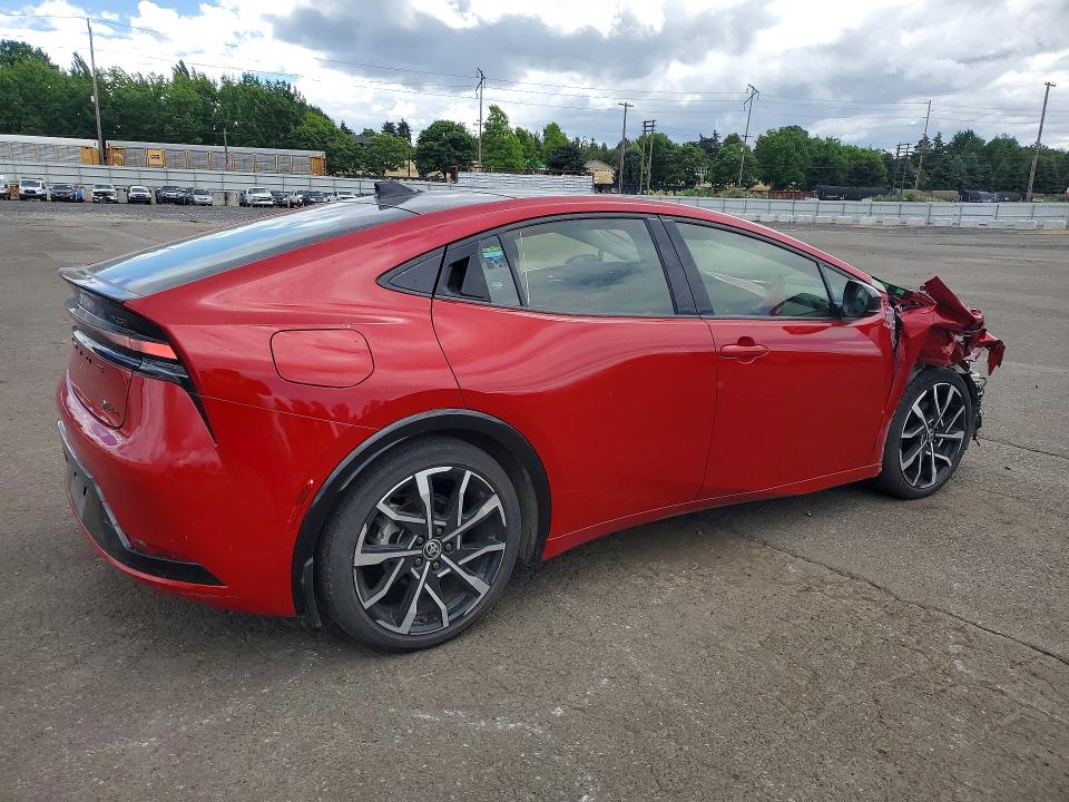 2024 Toyota Prius VIN JTDACACU0R3018302 COPART salvage auction — FRONT END, Or - Salvage Title Certificate, sold $13,400 on 2026-07-22 (photo 3)