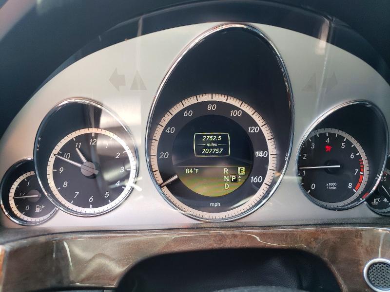 2012 Mercedes-benz E-klasse VIN WDDHF9BB9CA556459 COPART salvage auction — REAR END, Ct - Cert Of Title-Salvage, sold $1,050 on 2026-07-10 (photo 9)