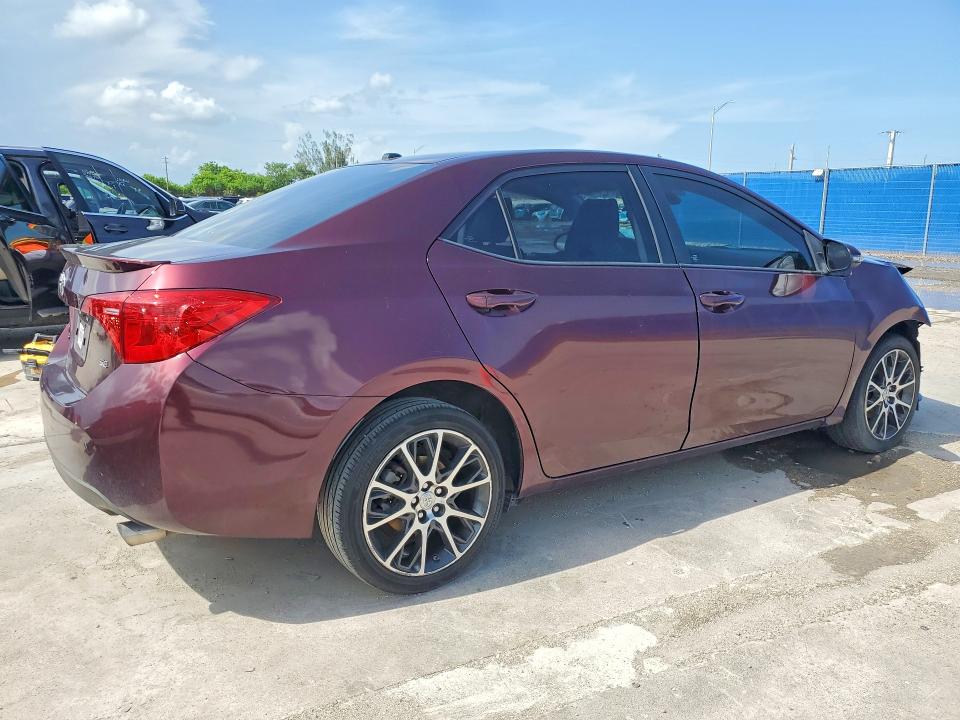 2017 Toyota Corolla VIN 5YFBURHE1HP650572 COPART salvage auction — FRONT END, Fl - Cert Of Title Slvg Rebuildable, sold $3,950 on 2026-07-08 (photo 3)