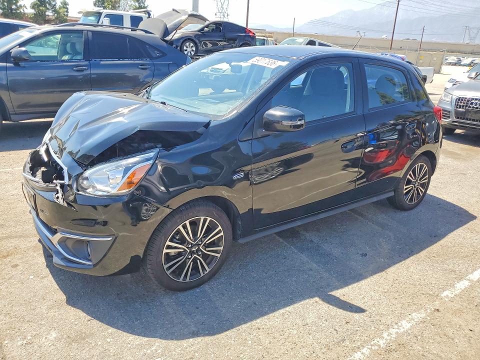 2017 Mitsubishi Mirage VIN ML32A5HJ0HH012228 COPART salvage auction — FRONT END, Ca - Salvage Certificate, sold $1,150 on 2026-07-30 (photo 1)