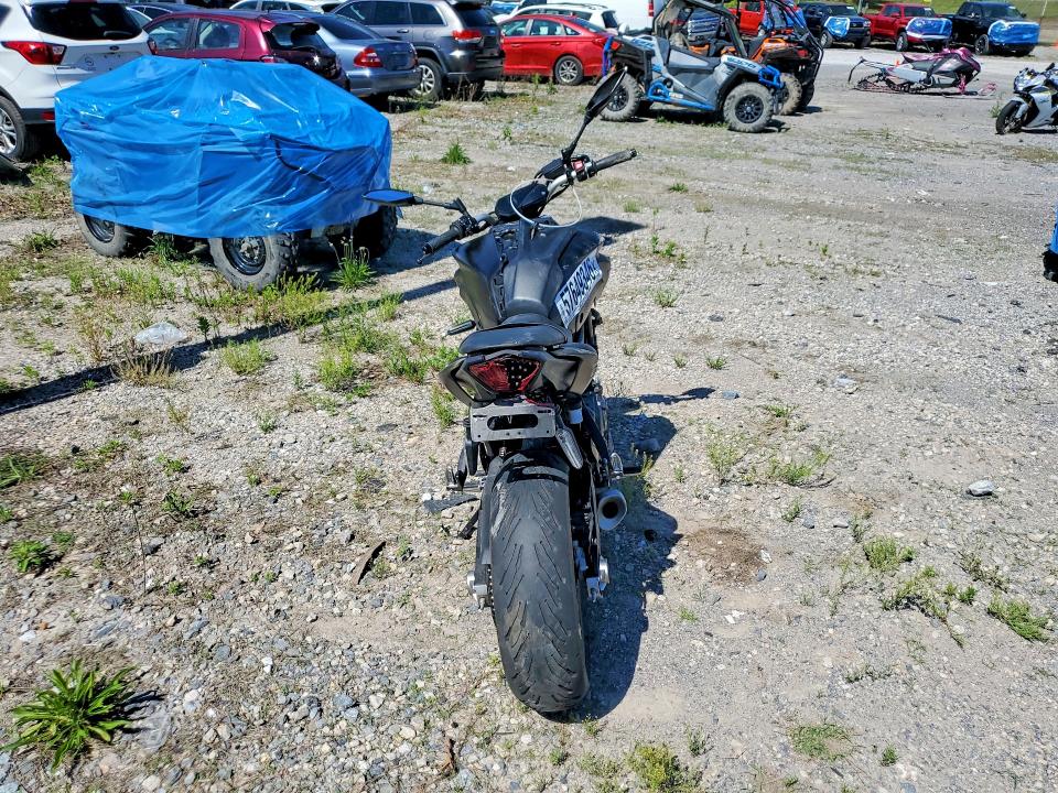 2022 Yamaha Mt07 VIN JYARM32E5NA005441 COPART salvage auction — ALL OVER, PA - CERTIFICATE OF SALVAGE, sold $1,150 on 2026-07-16 (photo 4)