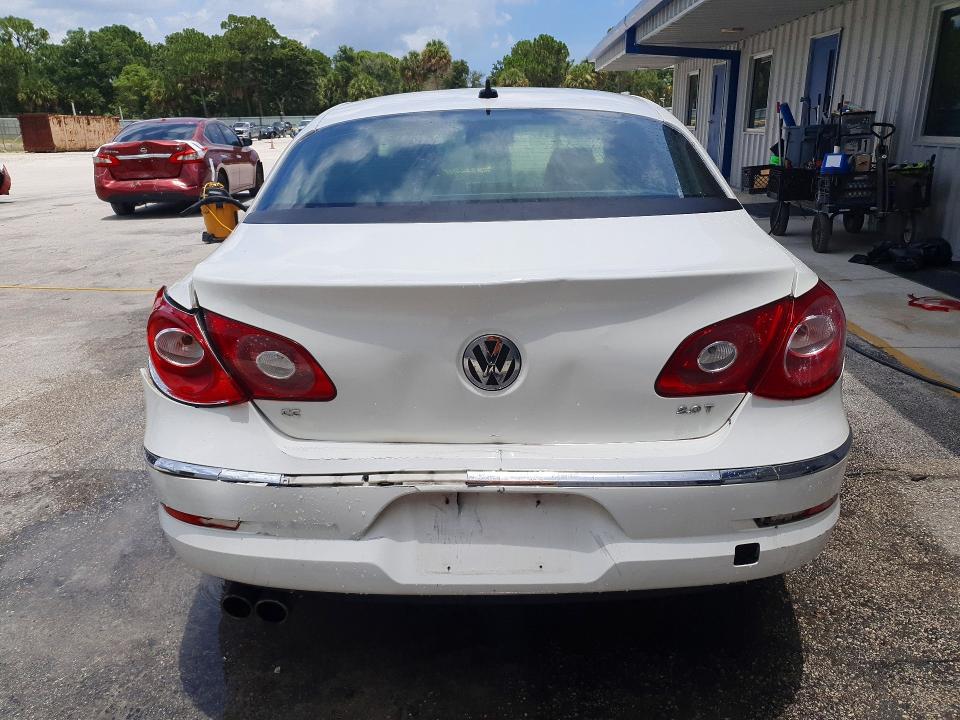 2012 Volkswagen Passat cc VIN WVWHP7AN1CE511953 COPART salvage auction — REAR END, Fl - Cert Of Title Slvg Rebuildable, sold $250 on 2026-08-19 (photo 6)