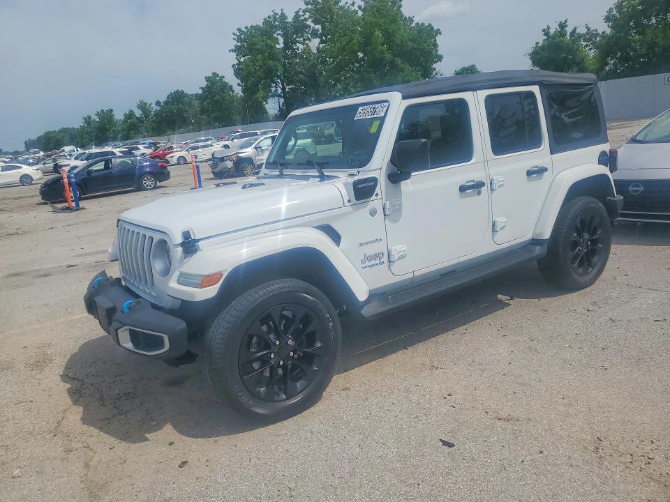 2022 Jeep Wrangler unlimited VIN 1C4JJXP60NW117859 COPART salvage auction — MINOR DENT/SCRATCHES, Il - Certificate Of Title, sold $20,750 on 2026-07-16 (photo 1)