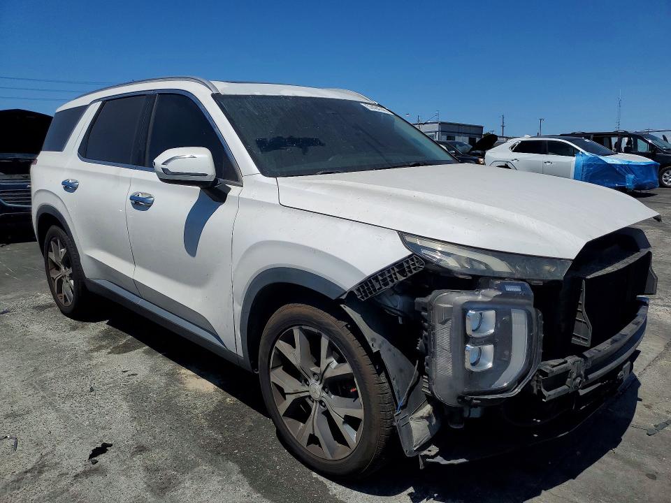 2020 Hyundai VIN KM8R34HE8LU083661 COPART salvage auction — FRONT END, Ca - Salvage Certificate, sold $4,100 on 2026-07-17 (photo 4)