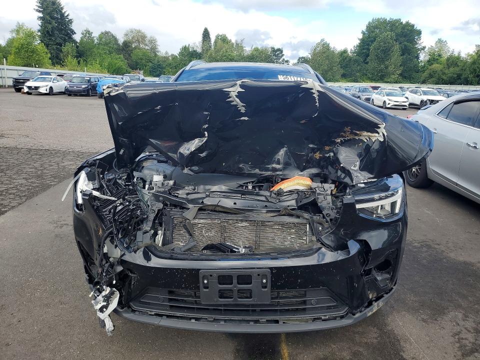 2025 Volvo Xc40 VIN YV4L12UJ4S2466110 COPART salvage auction — FRONT END, Or - Salvage Title Certificate, sold $5,000 on 2026-08-17 (photo 5)