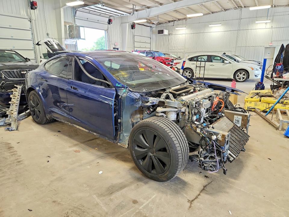 2022 Tesla VIN 5YJSA1E51NF476833 COPART salvage auction — FRONT END, Mn - Cert Of Title-Salvage, sold $14,600 on 2026-07-28 (photo 4)