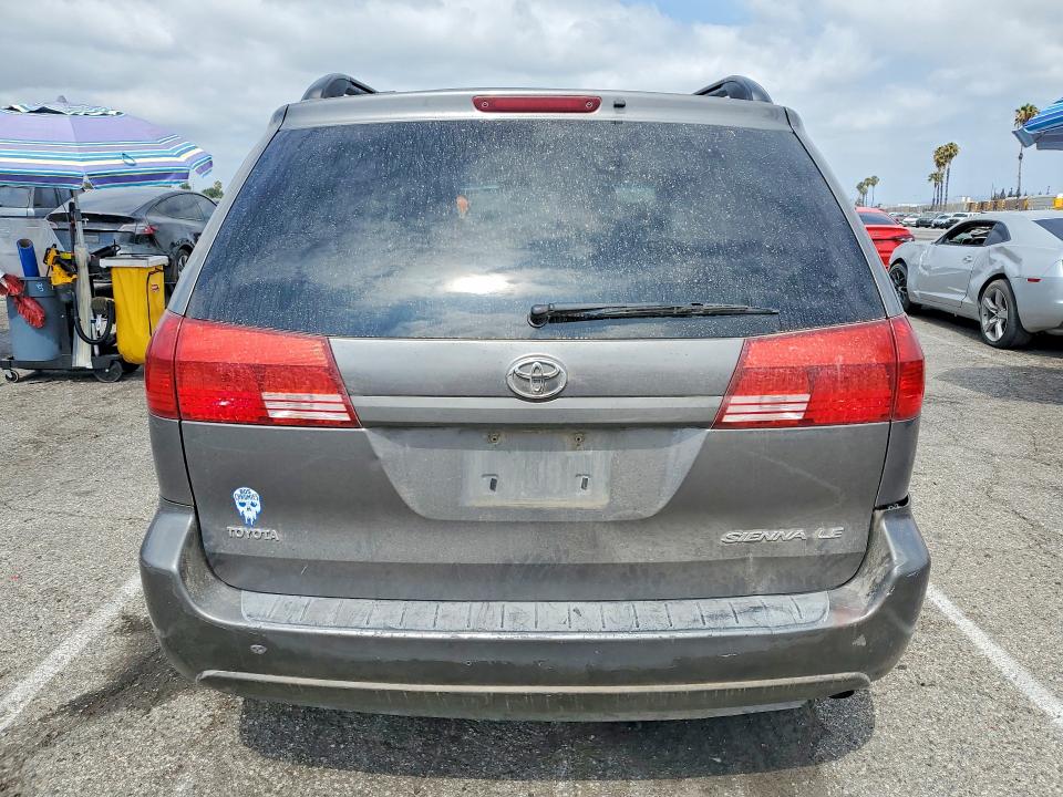 2005 Toyota Sienna VIN 5TDZA23C05S309591 COPART salvage auction — FRONT END, Ca - Dis/Dlr/Exp Only Clean Title, sold $525 on 2026-07-07 (photo 6)