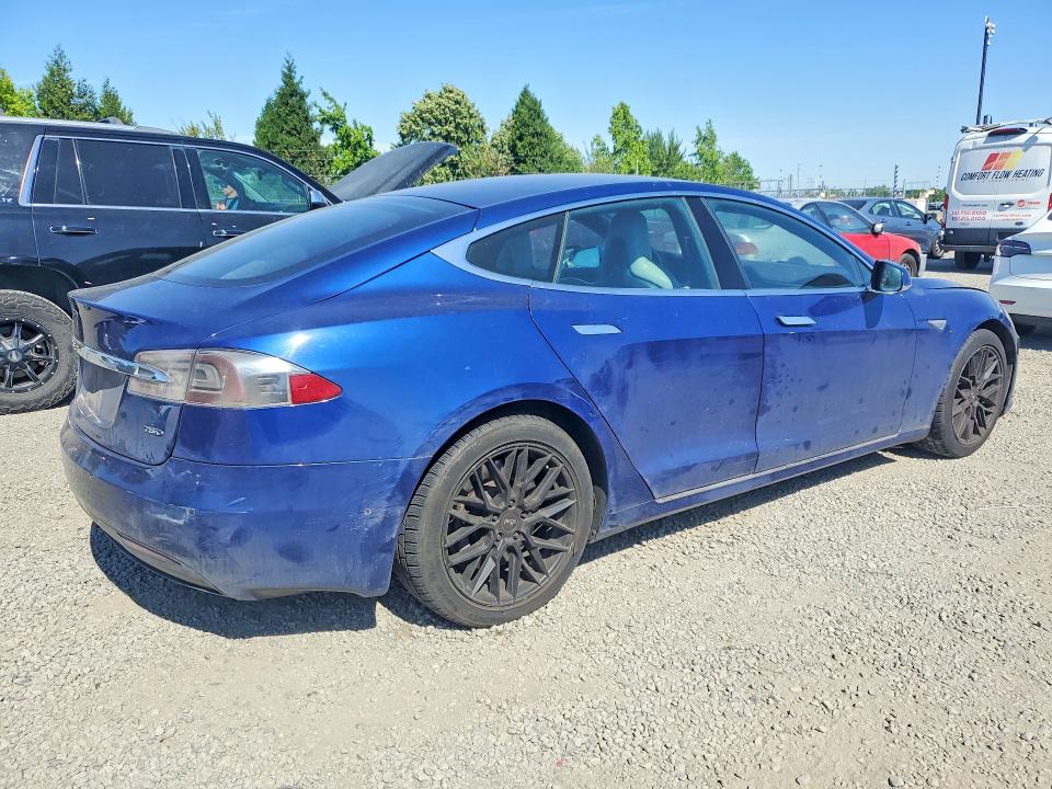 2016 Tesla Model s VIN 5YJSA1E22GF136812 COPART salvage auction — REAR END, OR - CERTIFICATE OF TITLE, sold $4,150 on 2026-07-21 (photo 3)