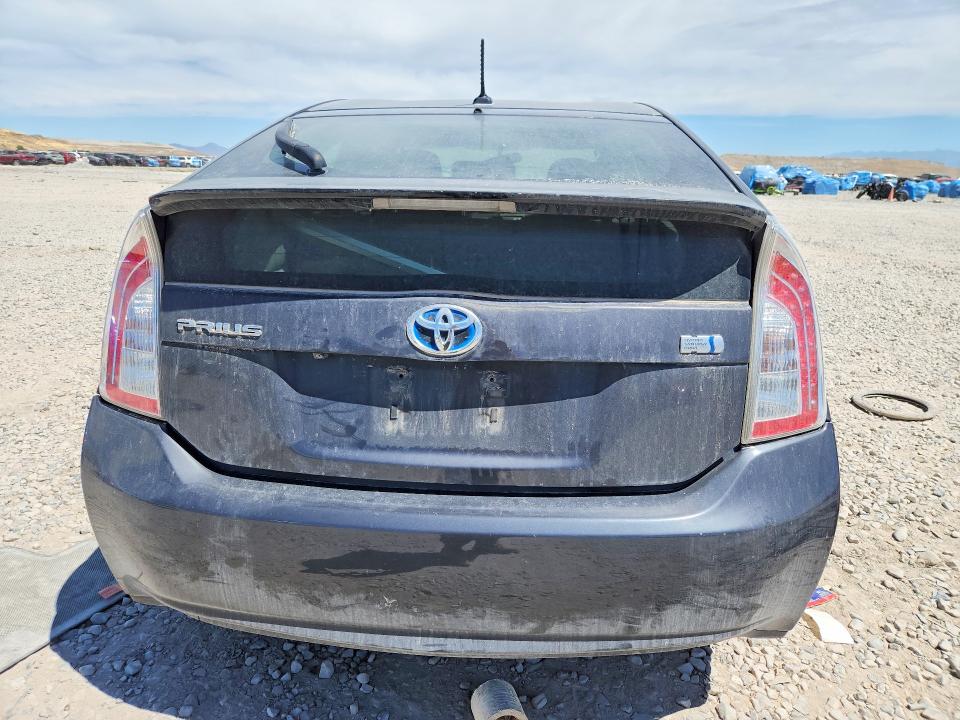 2013 Toyota Prius VIN JTDKN3DU4D1669557 COPART salvage auction — FRONT END, Ut - Salvage Certificate, sold $200 on 2026-07-10 (photo 6)