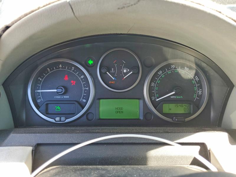 2006 Land rover Range rover sport VIN SALSF25486A934708 COPART salvage auction — FRONT END, CA - SALVAGE CERTIFICATE, sold $475 on 2026-07-17 (photo 9)