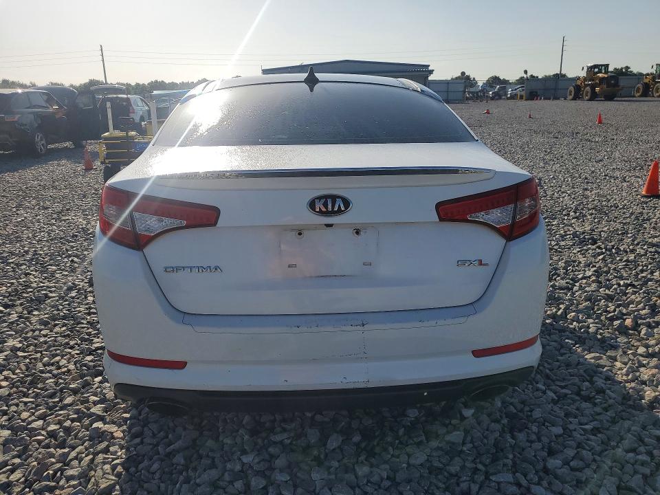2013 Kia Optima VIN 5XXGR4A68DG161571 COPART salvage auction — FRONT END, Fl - Certificate Of Destruction, sold $850 on 2026-07-10 (photo 6)