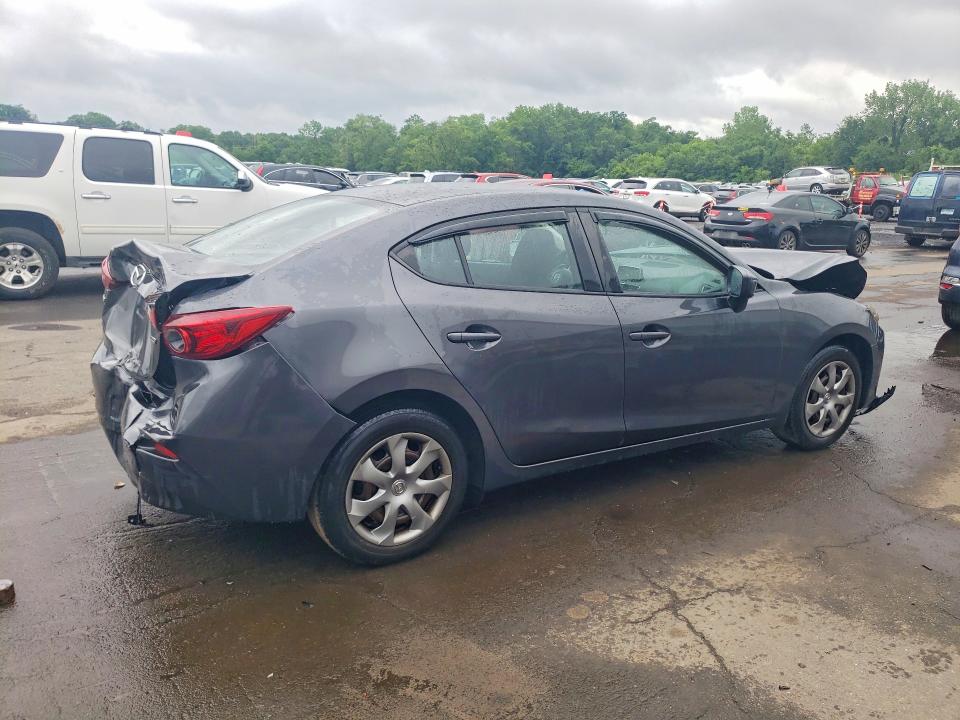 2014 Mazda 3 VIN JM1BM1U72E1195174 COPART salvage auction — REAR END, Ct - Cert Of Title-Salvage, sold $600 on 2026-07-31 (photo 3)