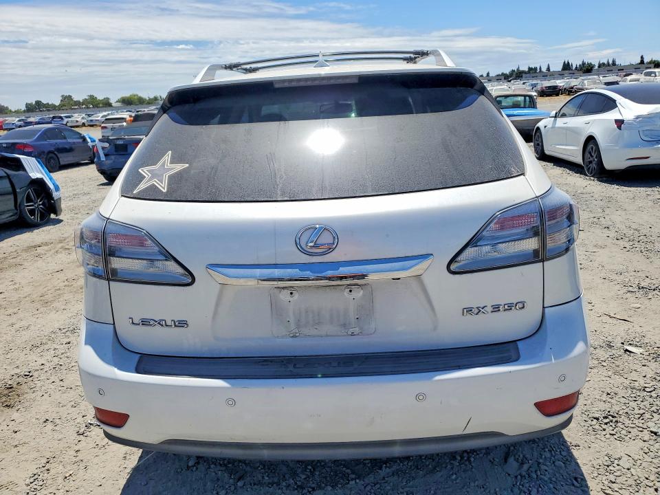 2010 Lexus Rx 350 VIN JTJBK1BA4A2417994 COPART salvage auction — VANDALISM, CA - SALVAGE CERTIFICATE, sold $3,200 on 2026-07-14 (photo 6)