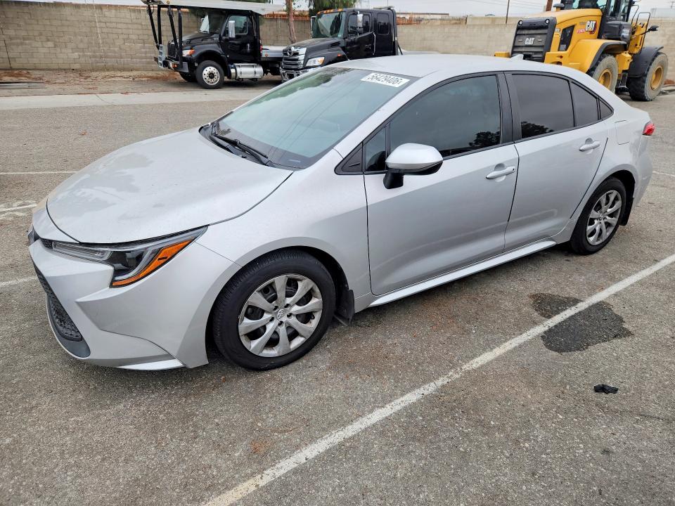 2021 Toyota Corolla VIN 5YFEPMAE5MP150362 COPART salvage auction — SIDE, Ca - Salvage Certificate, sold $250 on 2026-07-30 (photo 1)