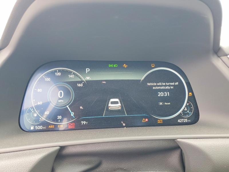 2023 Hyundai Sonata VIN KMHL14JA9PA309622 COPART salvage auction — SIDE, Nc - Salvage Certificate Of Title, sold $6,000 on 2026-07-20 (photo 9)