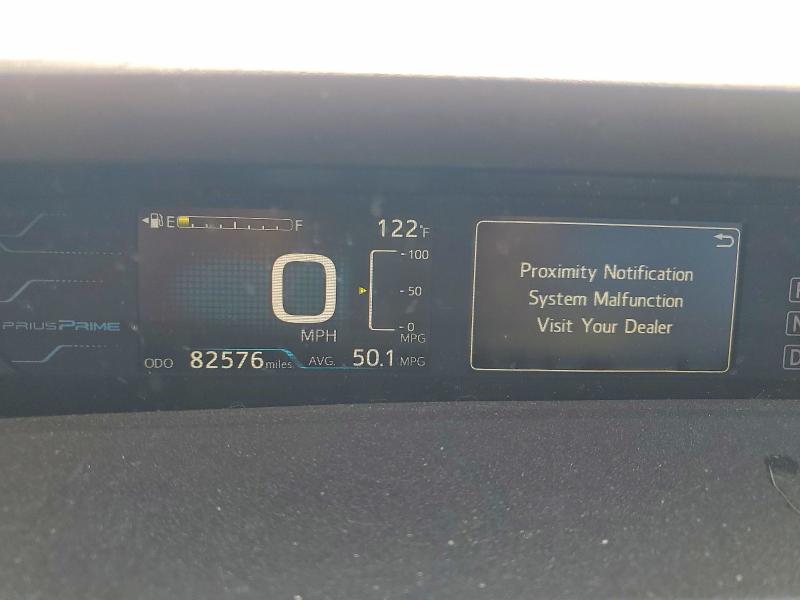 2017 Toyota Prius VIN JTDKARFP3H3032322 COPART salvage auction — FRONT END, Ca - Salvage Certificate, sold $5,100 on 2026-07-27 (photo 9)