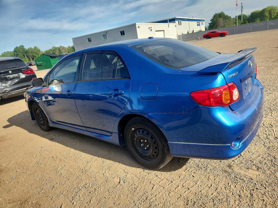 2009 Toyota Corolla VIN 2T1BU40E59C089681 COPART salvage auction — FRONT END, On - Permit No Brand - Unfit, sold $1,850 on 2026-07-02 (photo 2)