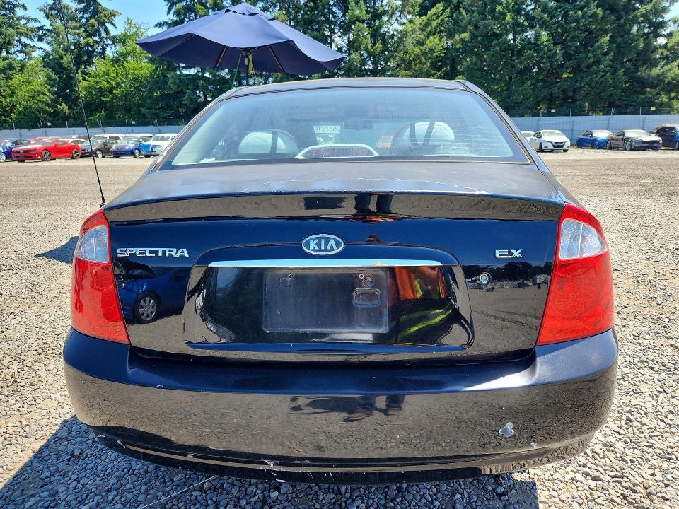 2005 Kia Spectra VIN KNAFE121555092723 COPART salvage auction — FRONT END, Wa - Bill Of Sale, sold $225 on 2026-07-07 (photo 6)