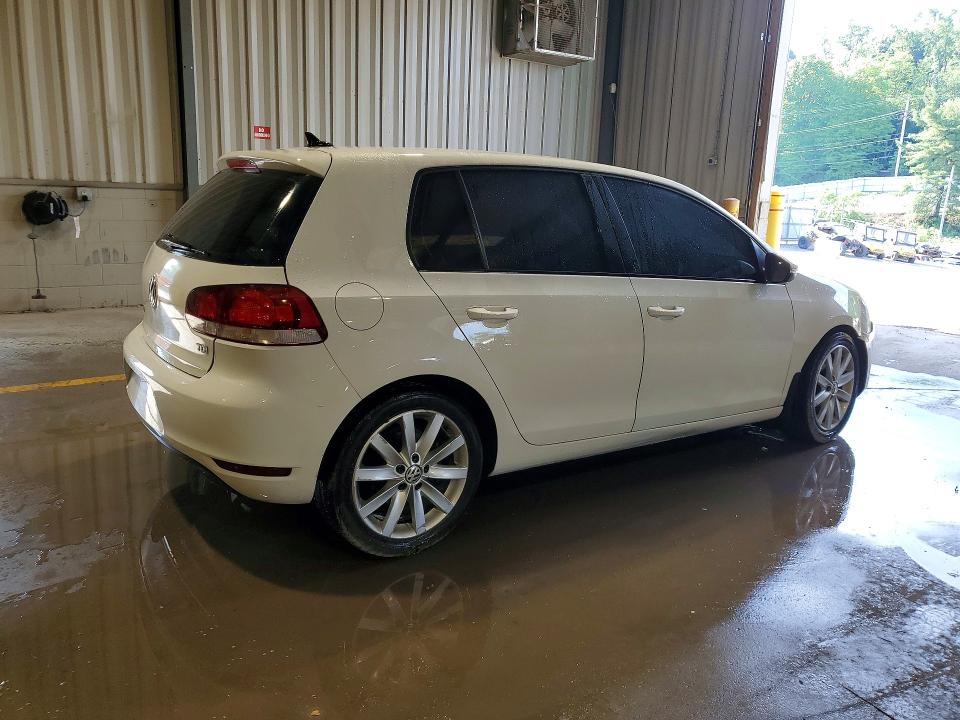 2011 Volkswagen Golf VIN WVWDM7AJ6BW230213 COPART salvage auction — FRONT END, Pa - Certificate Of Salvage, sold $1,950 on 2026-07-22 (photo 3)