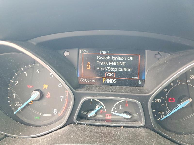 2017 Ford Focus VIN 1FADP3N29HL334147 COPART salvage auction — FRONT END, UT - SALVAGE CERTIFICATE, sold $425 on 2026-07-02 (photo 9)