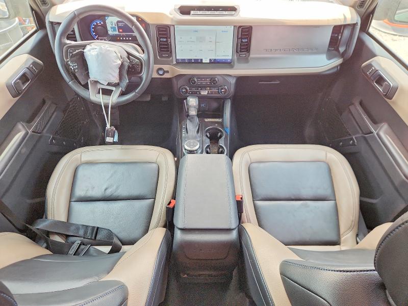 2024 Ford Bronco VIN 1FMEE2BP5RLB04083 COPART salvage auction — FRONT END, Tx - Salvage Vehicle Title, sold $20,000 on 2026-09-24 (photo 8)