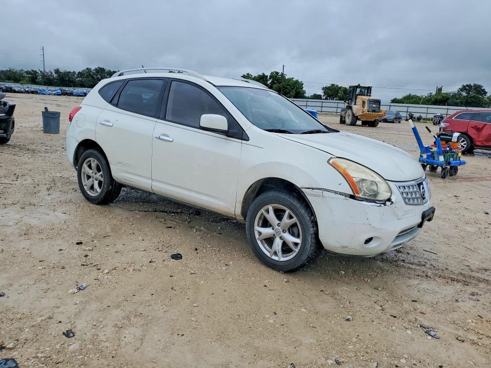 2010 Nissan Rogue VIN JN8AS5MT0AW504650 COPART salvage auction — FRONT END, TX - SALVAGE VEHICLE TITLE (P), sold $750 on 2026-07-09 (photo 4)