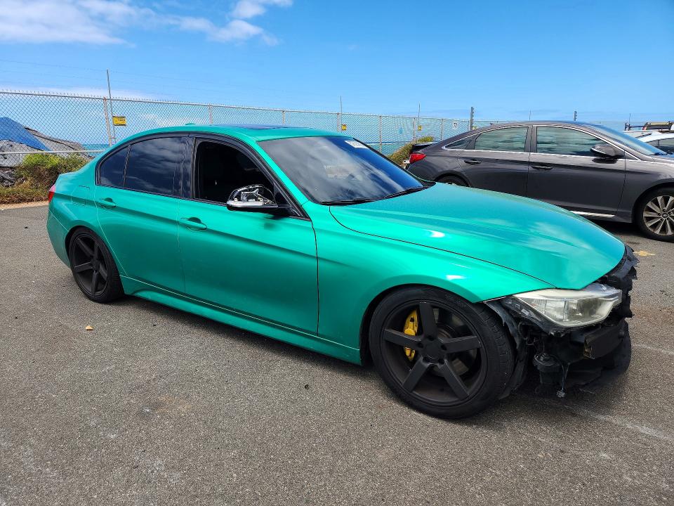 2014 BMW VIN WBA3A9G51ENS64609 COPART salvage auction — FRONT END, Hi - Certificate Of Salvage, sold $2,000 on 2026-08-17 (photo 4)