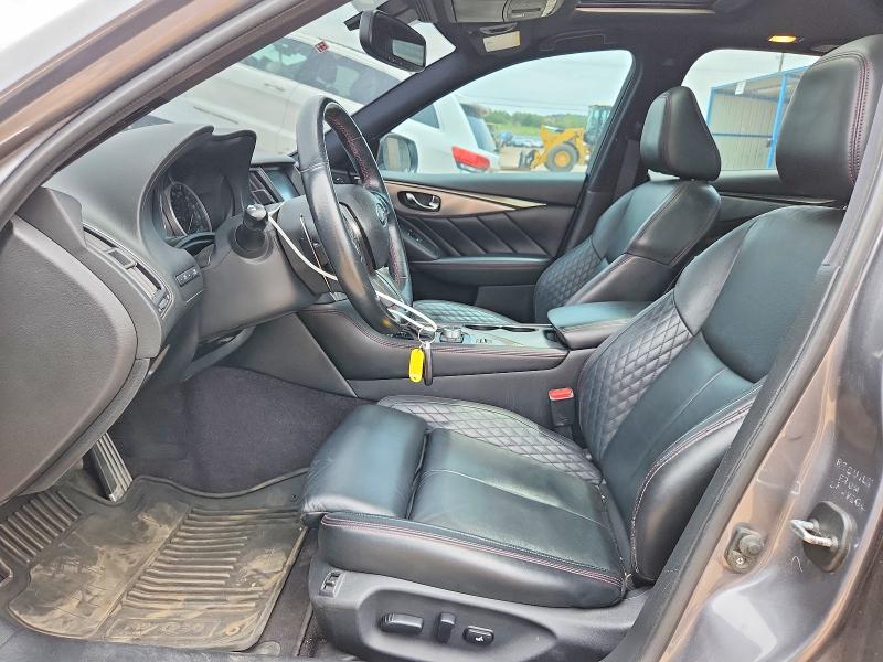 2018 Infiniti Q50 VIN JN1FV7ARXJM700025 COPART salvage auction — FRONT END, Co - Cert Of Title-Rebuilt Salvage, sold $3,950 on 2026-08-03 (photo 7)
