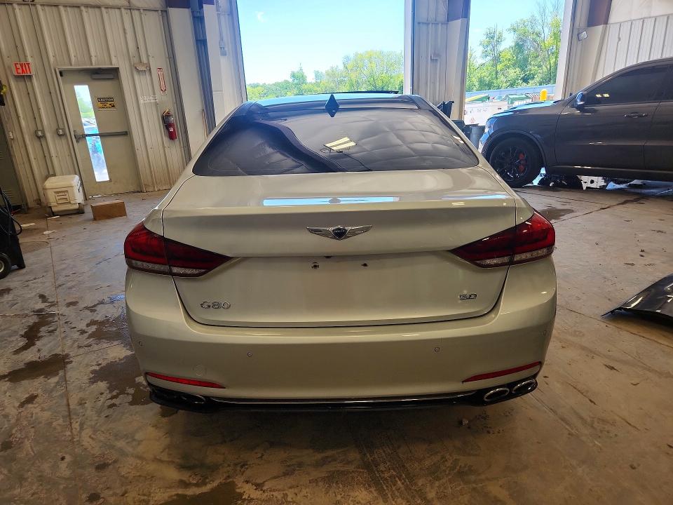 2018 Genesis G80 VIN KMHGN4JF2JU240702 COPART salvage auction — FRONT END, Mi - Cert Of Title-Rebuilt Salvage, sold $250 on 2026-07-27 (photo 6)